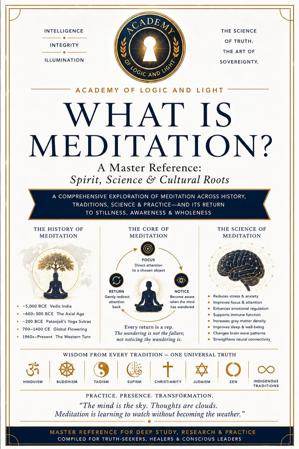 The Science and Spirit of Meditation